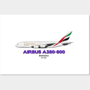 Airbus A380-800 - Emirates Posters and Art